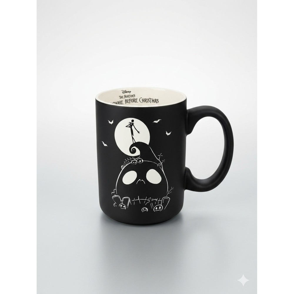 Disney Nightmare Before Christmas Jack Skellington Moon Ceramic Mug Zrike 15 oz